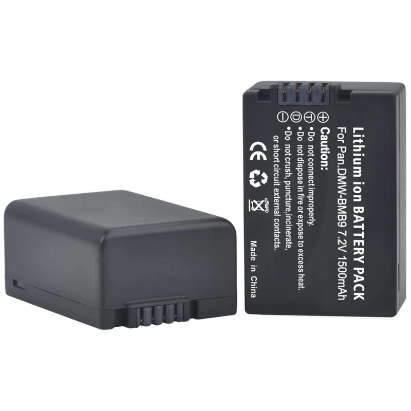High Quality BMB9E DMW-BMB9 BMB9pp Camera Battery For Panasonic Lumix DMC FZ40 FZ45 FZ47 FZ48 FZ60 FZ70 FZ80 FZ100 FZ150 Cameras
