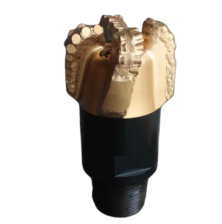 Broca PDC para perforación de pozos de aceite/agua Broca PDC de 3/4/5/6 hojas con cuerpo de matriz de acero