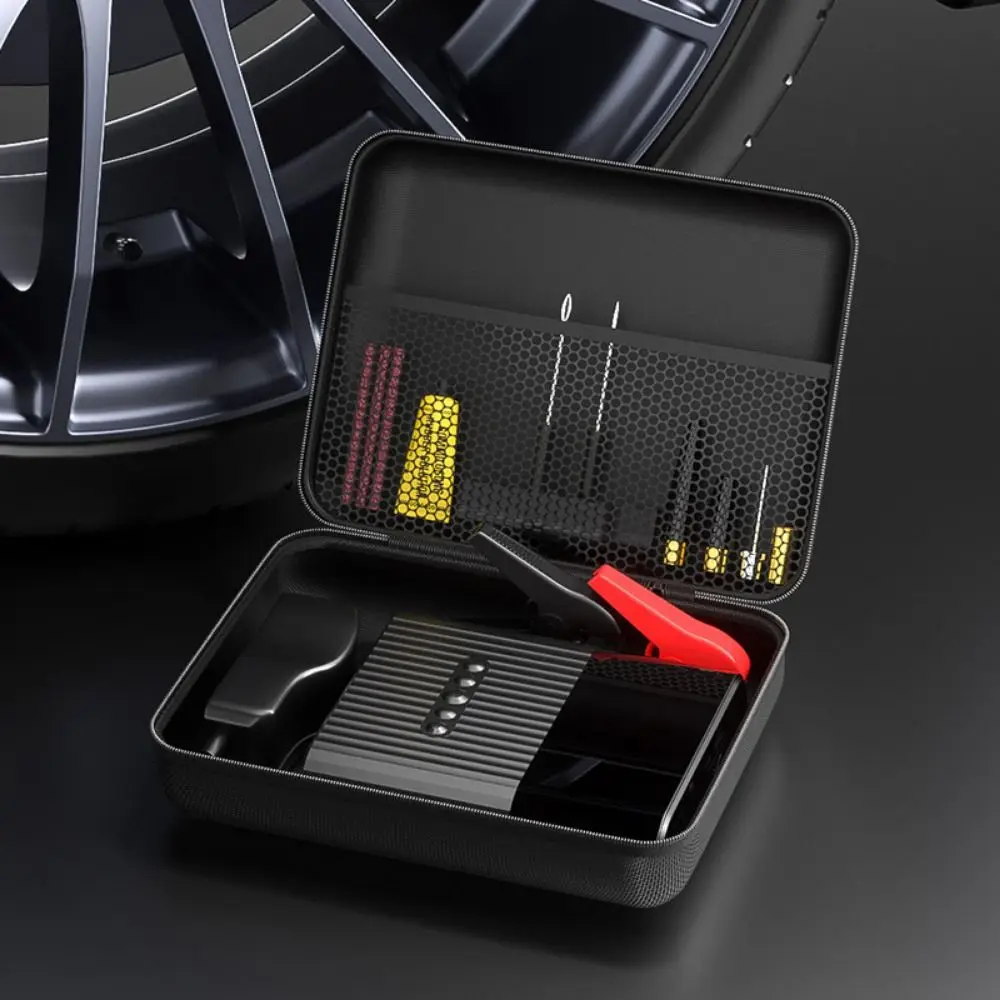 سعة كبيرة سيارة مكنسة كهربائية حقيبة التخزين سستة إغلاق مقاوم للماء سستة صندوق تخزين إيفا قشرة صلبة مع مقبض #2