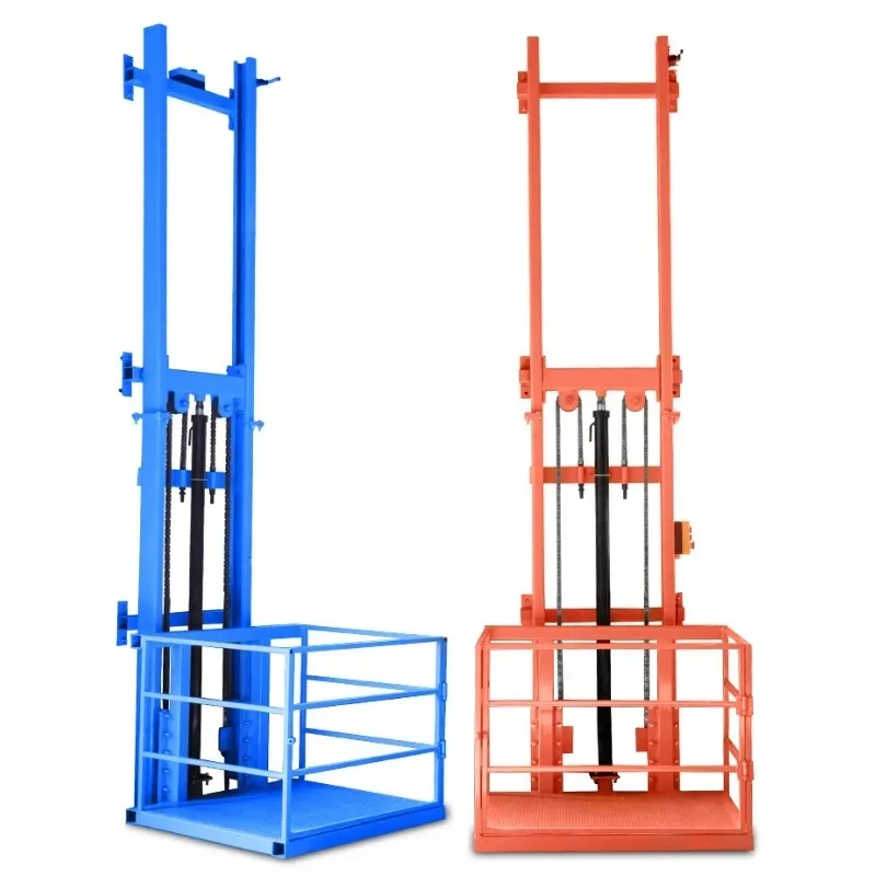 Small electric lift cargo elevator hydraulic platform warehouse workshop home simple elevator hoist