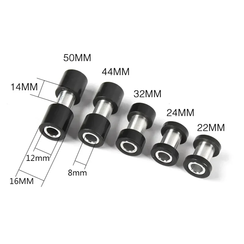 Amortisseur arrière pour VTT, accessoire de cyclisme, 8mm, 12mm, 22mm, 24mm, 30mm, 32mm, 48mm, 52mm