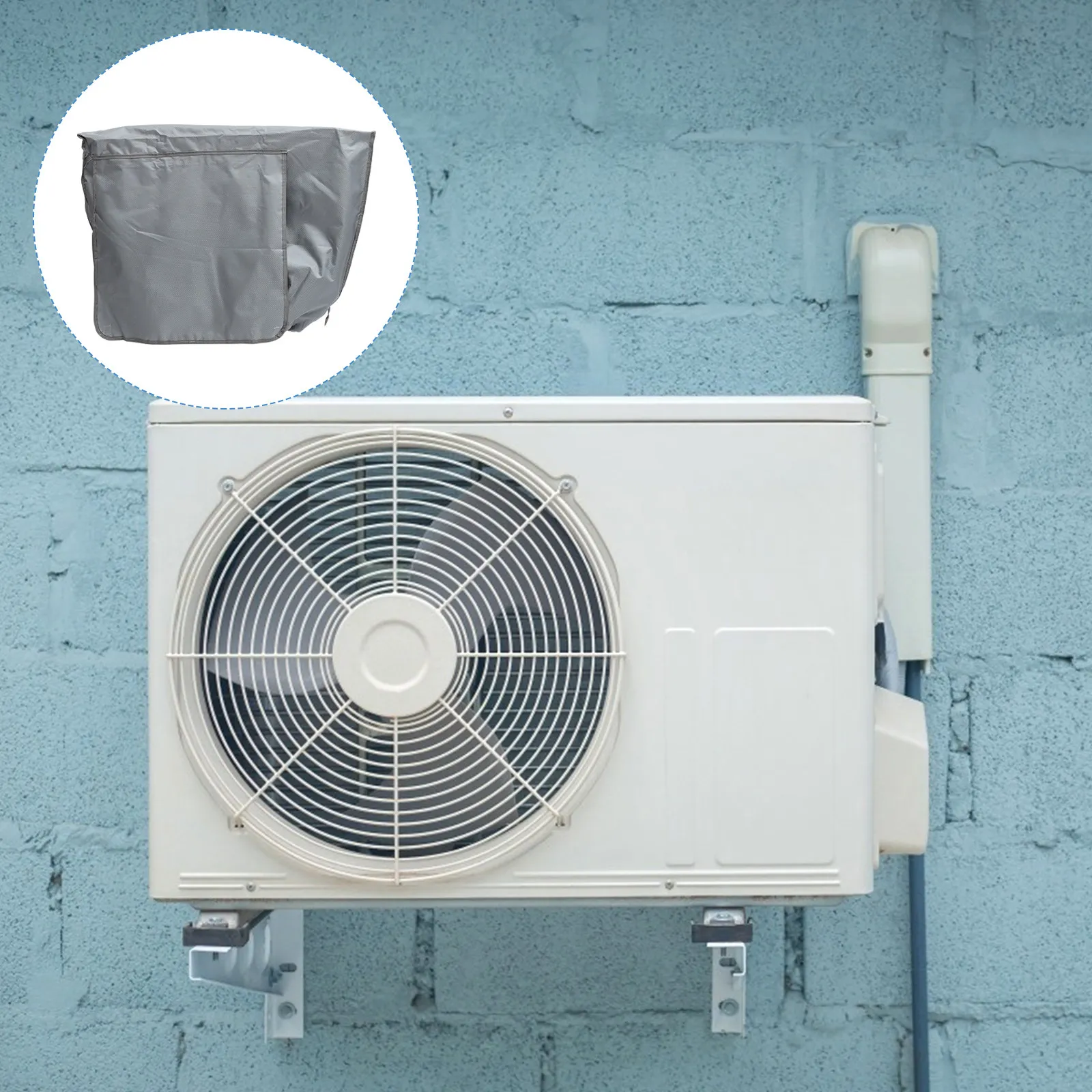 

Oxford Cloth Air Conditioner Cover Waterproof Uv Resistant Dustproof Outdoor Ac Unit Protector for All Central Split Systems