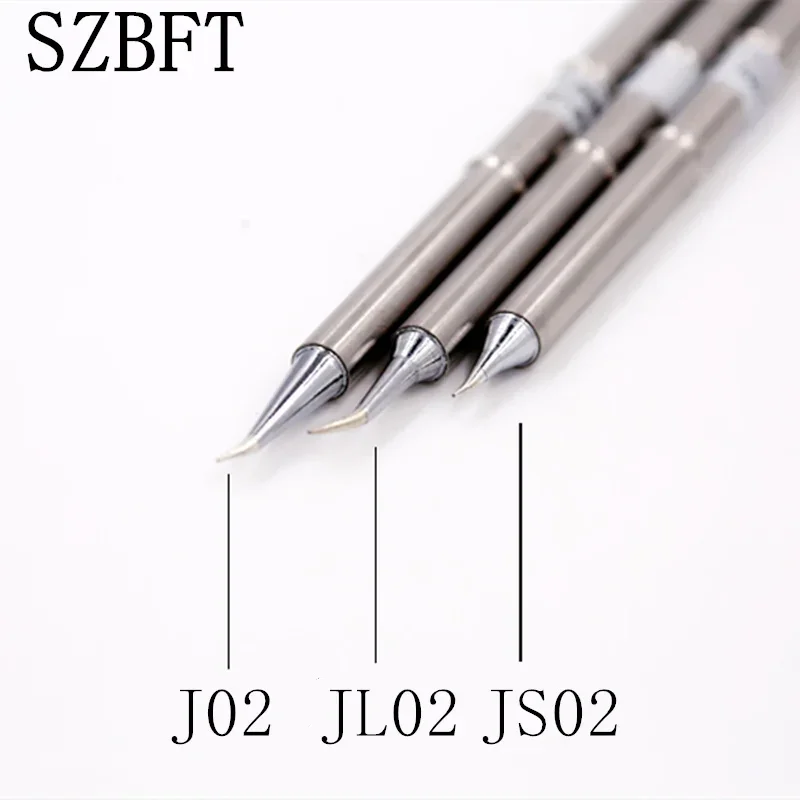 SZBFT 1pc t12 tips Silver T12 J02 JS02 JL02 Handle Soldering Iron Tips 155mm Length Welding Solder Station Tip Replace