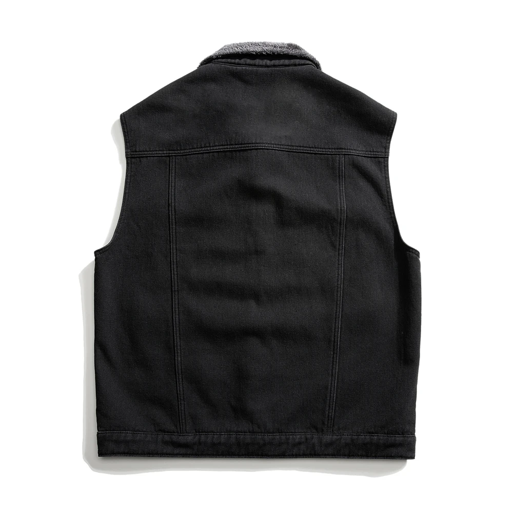 冬用カーゴデニムベスト メンズ 暖かいフリース ファッション - Men'S Fashion Vest With Jeans のレビューと価格