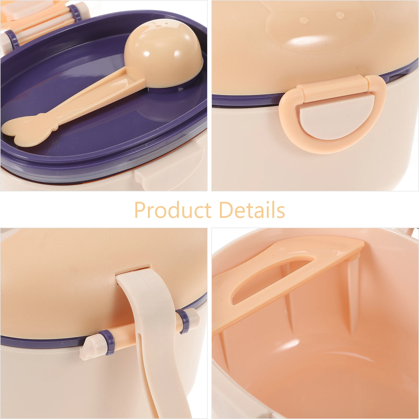 

Baby Milk Powder Container Storage Box Holder Case Travel Pp Leak Proof Jar For Infant Snack Containers With Scoop Double Layer