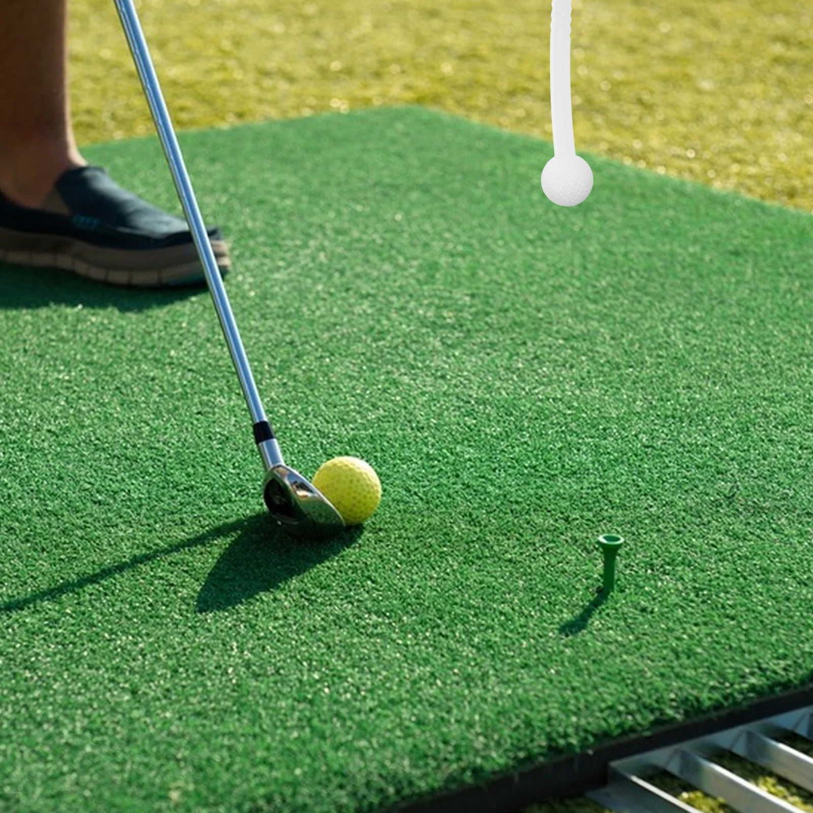 

Lightweight Golf Practice Stick Compact Swing Training Device for Home Course Use Golf Swing Trainer Pole with Realistic