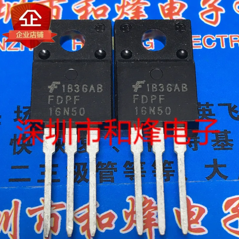 

30pcs original new FDPF16N50 TO-220F 500V 16A