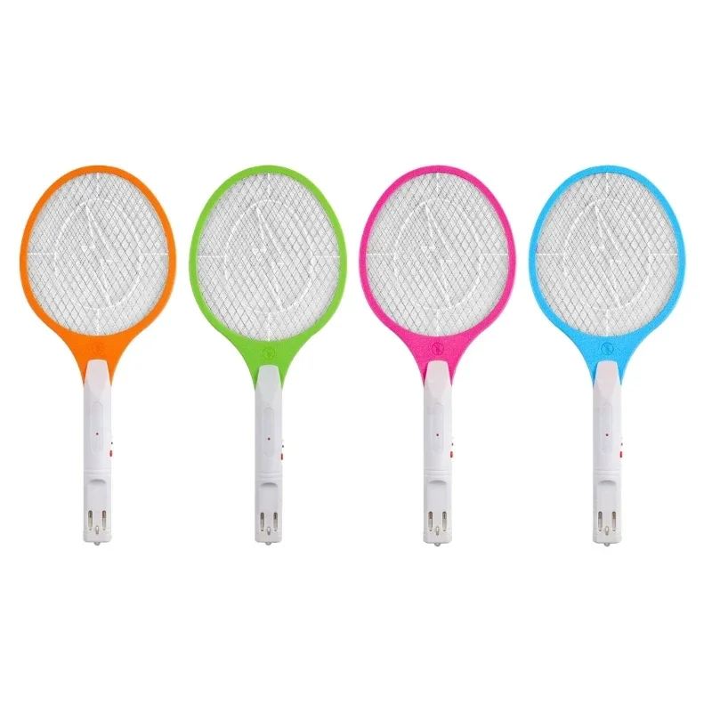 Electric Rackets Mosquitoes Zapper Rechargeable Handheld Zapper Rackets Fly Zapper for Indoor Outdoor