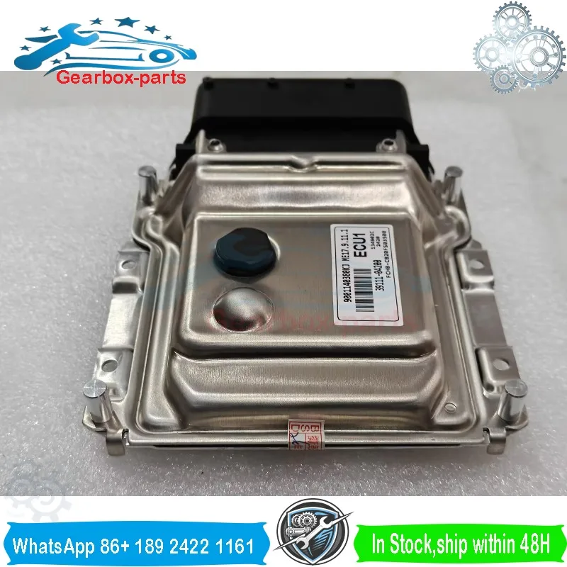 ECU1  39111-04200  New ECU Engine Computer Board Electronic Control Unit  Fits For Hyundai ME17.9.11.1 3911104200