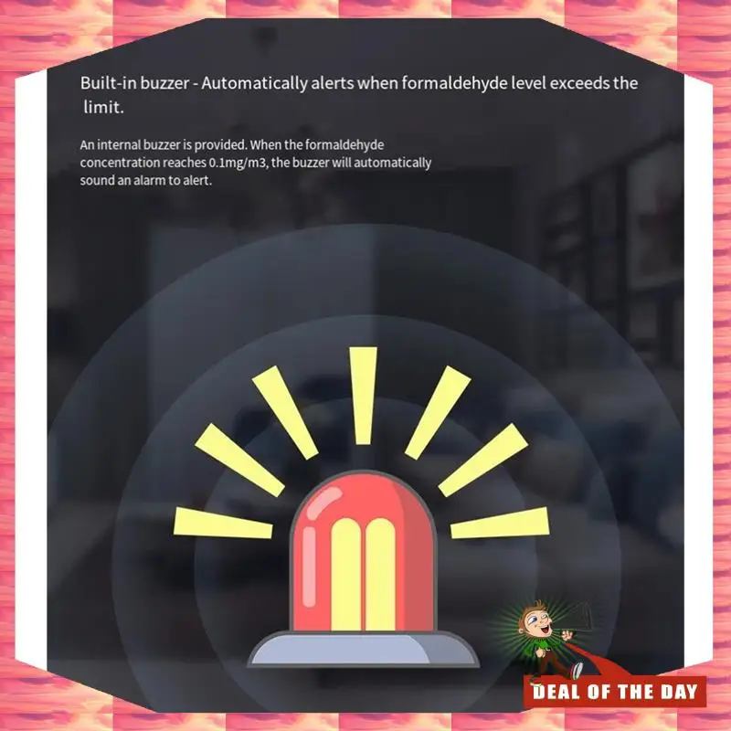 24-Hour Delivery Harmful Odor Test Formaldehyde Detector Indoor Gas Detection Decoration New Occupancy Household TVOC