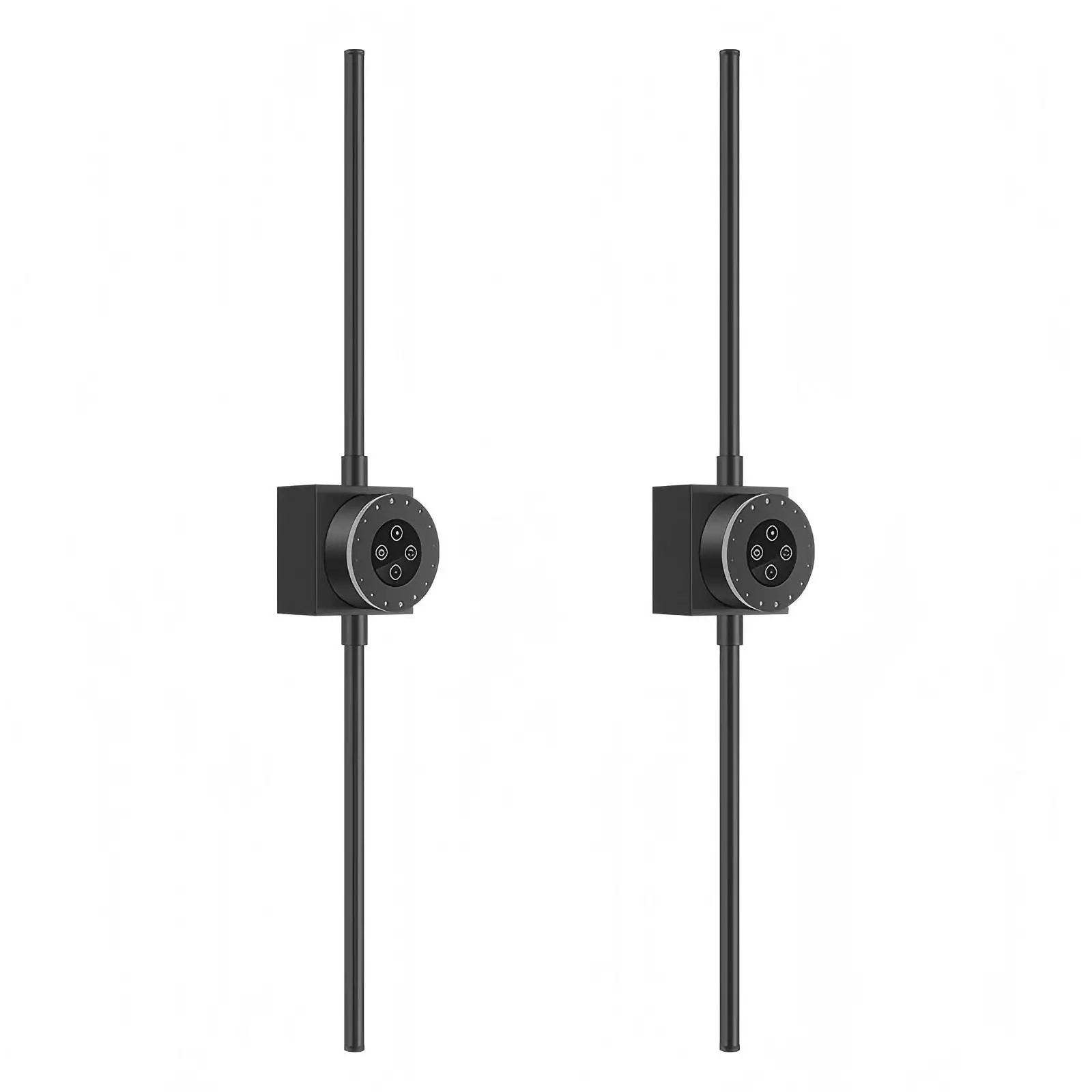 Wall Sconces Set Of Two Features Rechargeable Battery Operated With Magnetic Module For Easy