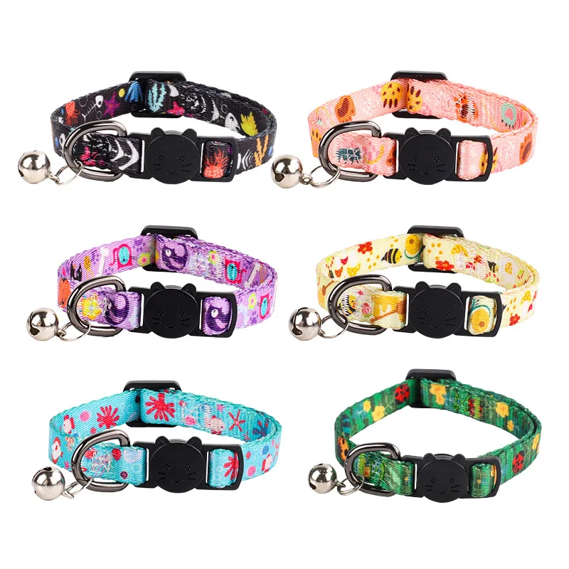 

Cat Collar with Bell Leash Pet Cat Collar