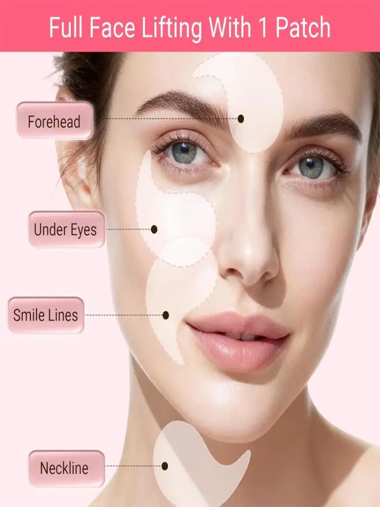 60Pcs Instant Lifting Pdrn Collagen Eye Patches, Intensely Moisturize the Skin Around the Eyes, Instantly Brighten the Eye Area, Tighten the Skin Arou