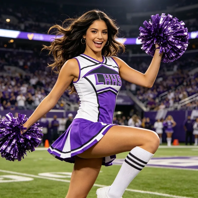 Women Cheerleading Costume Football Cheer Outfit Stage Show Carnival Cosplay Clothes For Adults