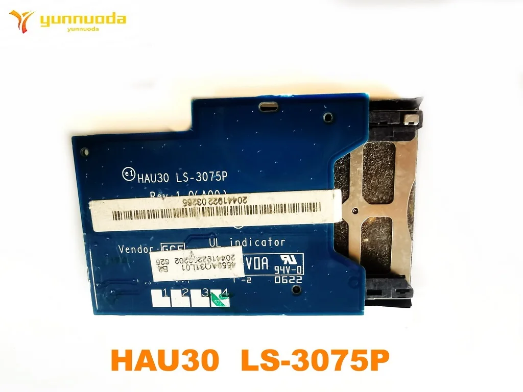 Original  For DELL LATITUDE D430 SD SMART CARD READER HAU30  LS-3075P  tested good free shipping