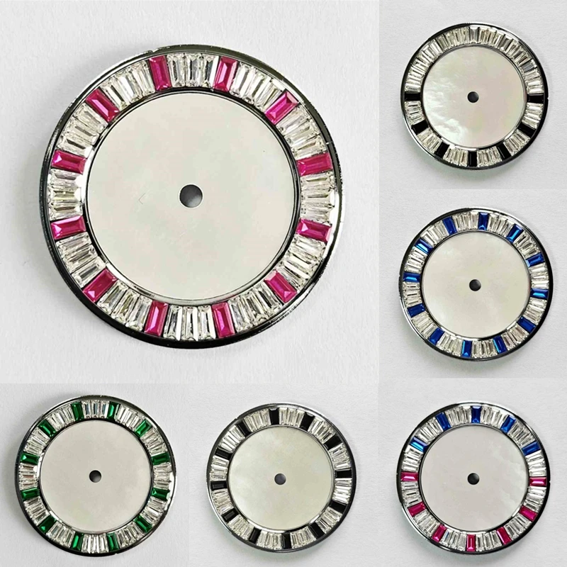 

New watch accessories with a 28.5mm dial Shizai side dial Shell pattern modified dial Suitable for Japanese NH35/NH36 movements