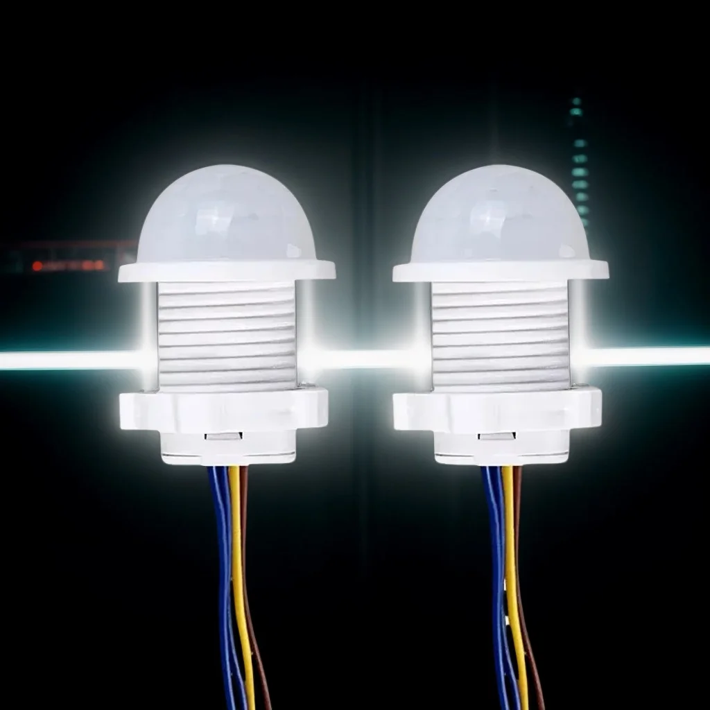 

2PCS Smart PIR Human Body Infrared Motion Sensor Switch 110V/220V Auto On/Off Light Switch