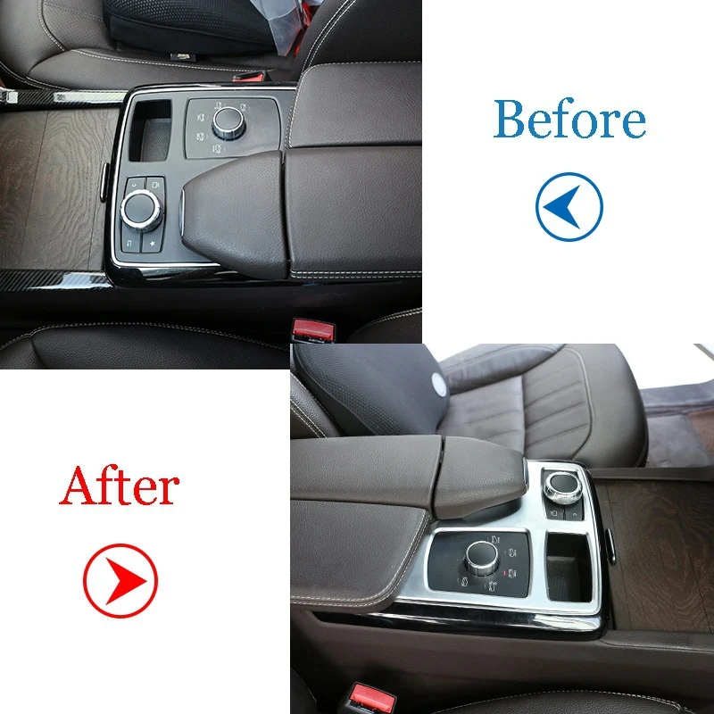 Car Control Panel Trim Center Console Cover Interior for Mercedes ML320 350 2012 GLE W166 Coupe C292 350D GL450 X166 GLS image 2
