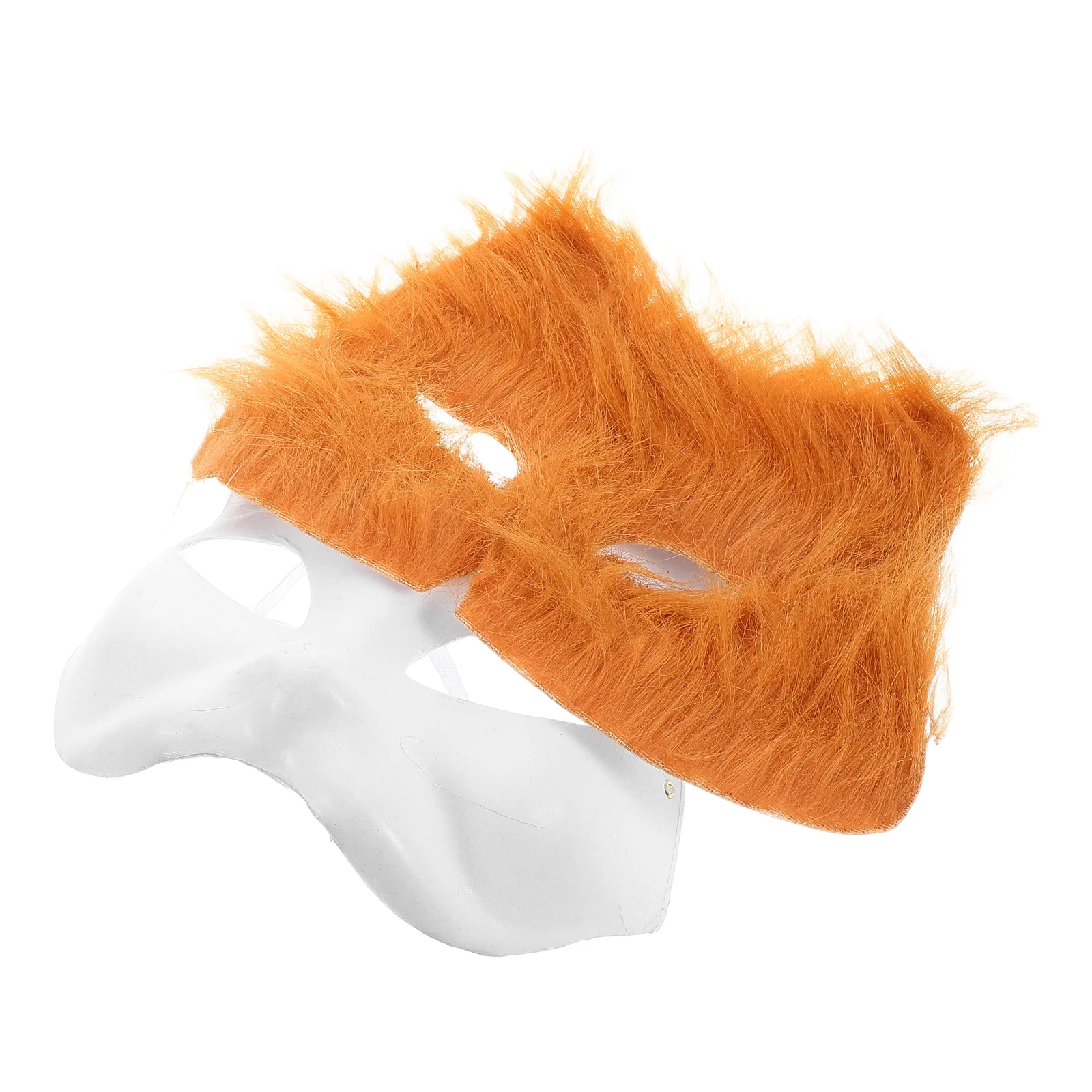 

2pcs Cat Mask Animal Face Fox Masks For Kids Facial Decoration Blank Paper Diy Craft Unpainted Costume Furry