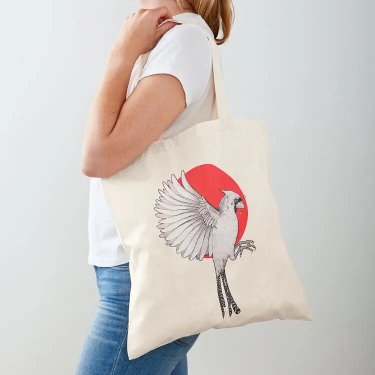 

Red Cardinal Tote Bag personalized tote tote bag screen Handbags Candy bags