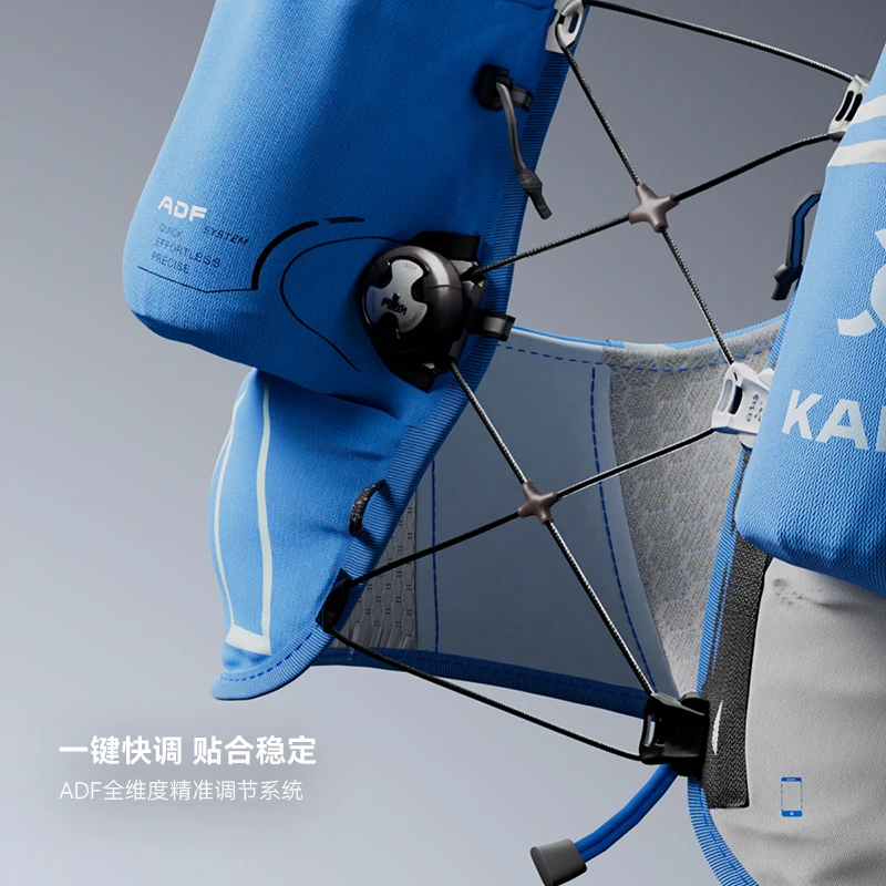 Kailas FUGA AIR 8L And 13L Unisex Travel Marathon Trail Running Hiking Cycling Backpacks  with Dual Soft Water Bottles KA2554005