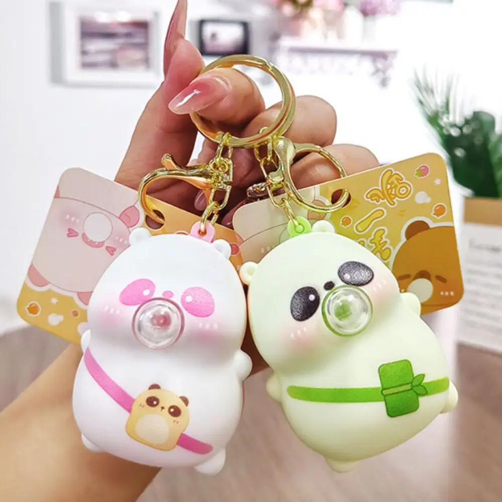 Cartoon Capybara Silica Gel Key Ring Animal Stress Relief Toy Slow Rising Squeeze Toy Key Chain Anti-stress Slow Rebound Toy