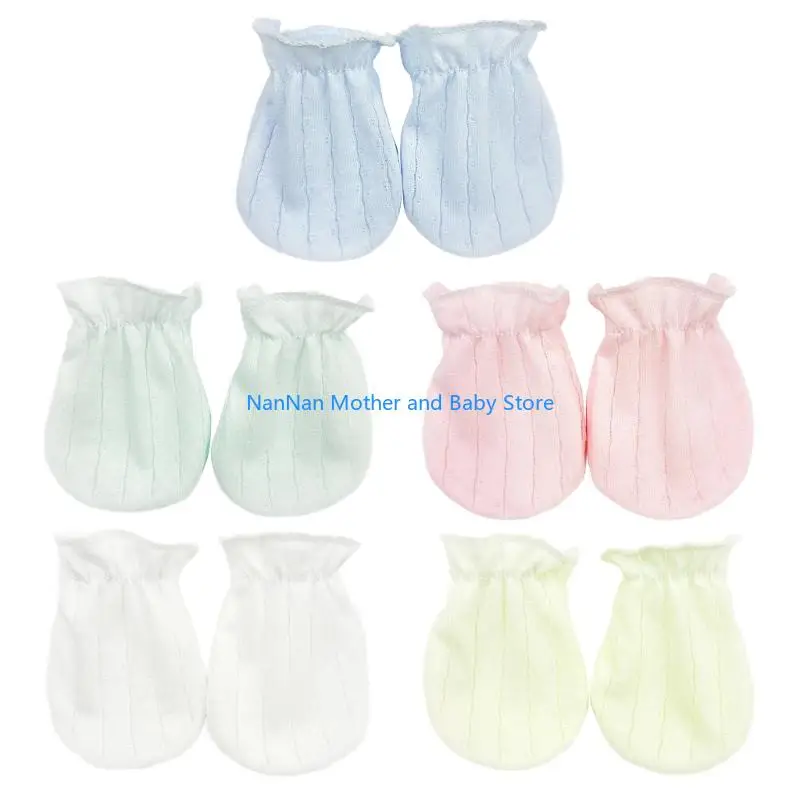 Găng Tay Trẻ Sơ Sinh Với Thiết Kế Đàn Hồi Chống Trầy Xước Cho Mặt Bé Găng Tay Mềm Mại Và Thoải Mái Để Sử Dụng Hàng Ngày