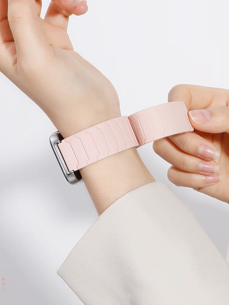 Pulseira magnética para huawei watch fit 4/3/2 banda pulseira de silicone para huawei watch fit3 pulseira para huawei fit 4 pro correas 4/4pro