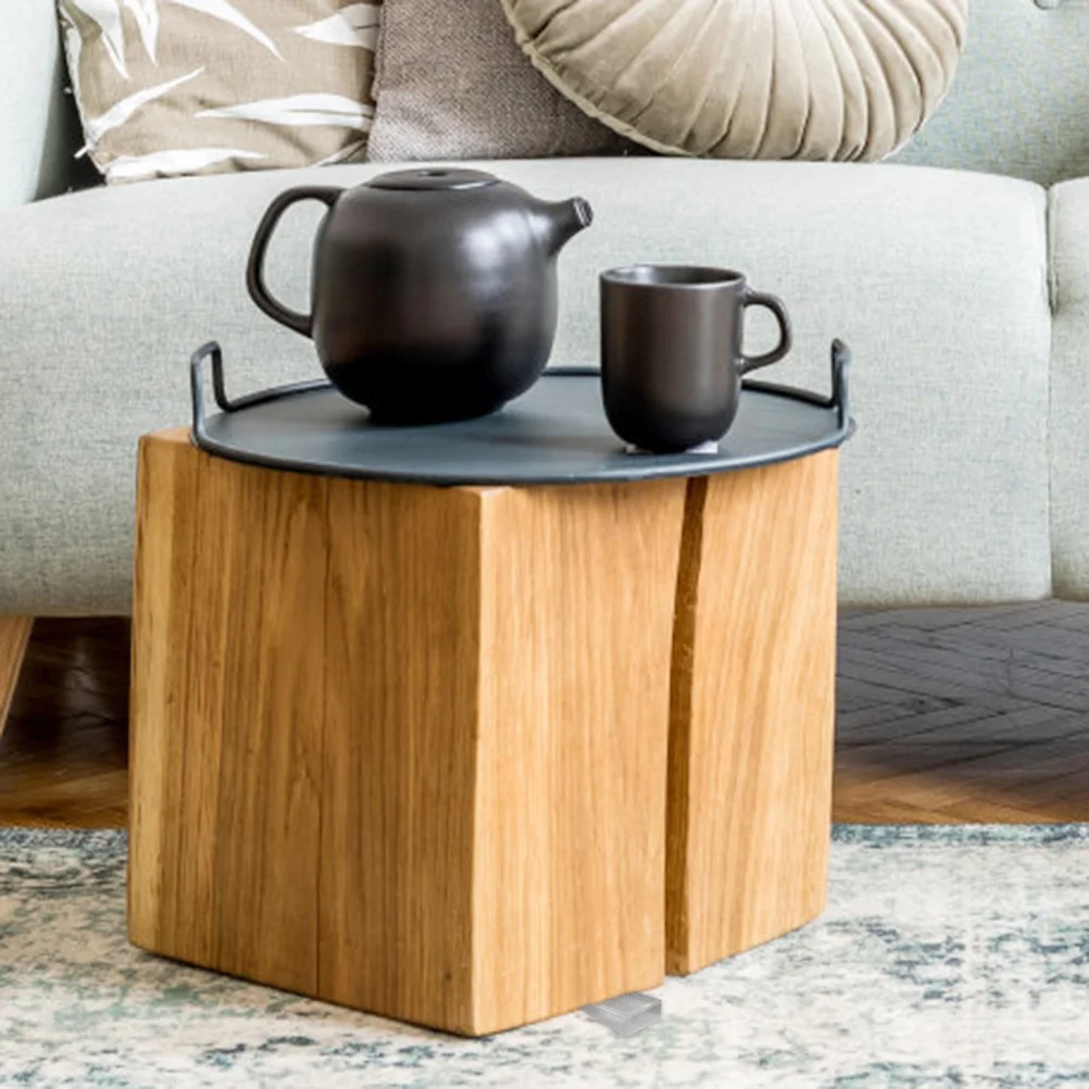 แผ่นรองปรับระดับเฟอร์นิเจอร์ 4 ชิ้น ทำจากพีวีซี สำหรับปรับระดับโต๊ะ ประตู รองรับพื้นไม่เรียบ ใช้กับตู้และเฟอร์นิเจอร์