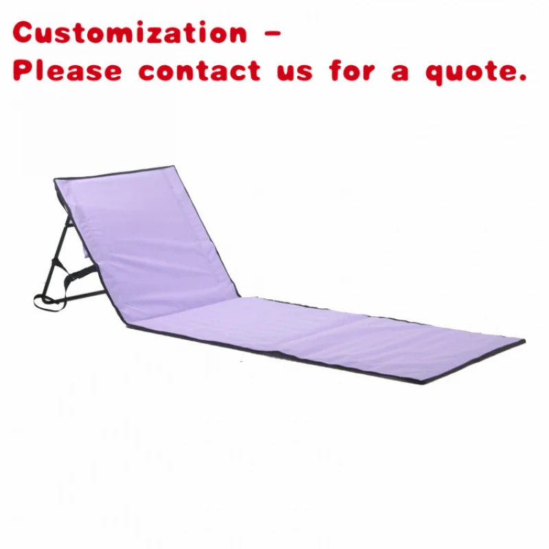 custom.Outdoor Sand Foldable Foam Beach Lounge Chairs Beach Camping Picnic With Backrest