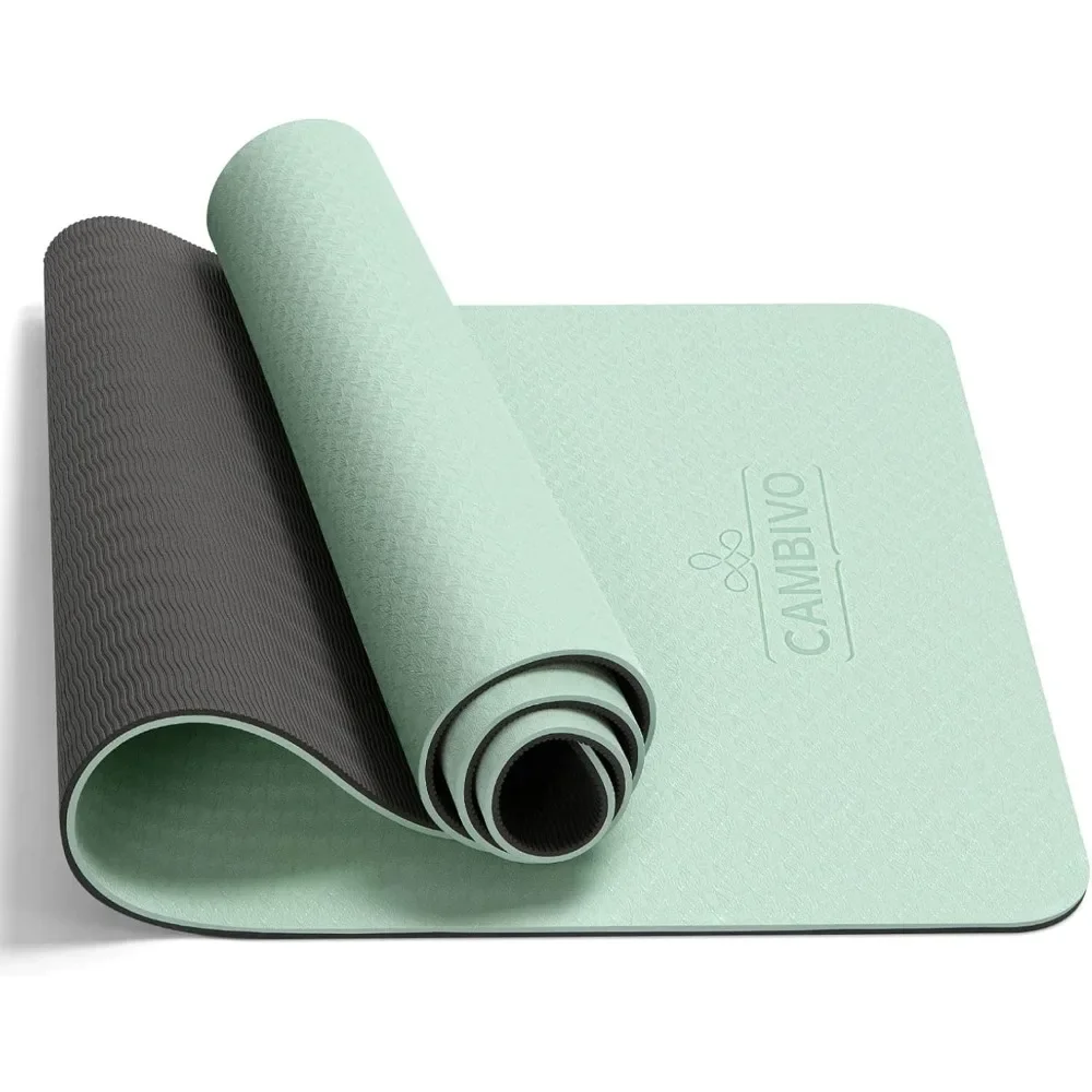 

Extra Thick Non Slip Yoga Mat for All Ages 72x24 with Strap for Yoga Pilates Floor Workout