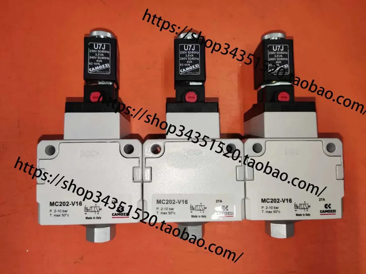 2026.4Customized Camozzi U7J Solenoids Accessory Solenoids Pressure Reducer Filter Package