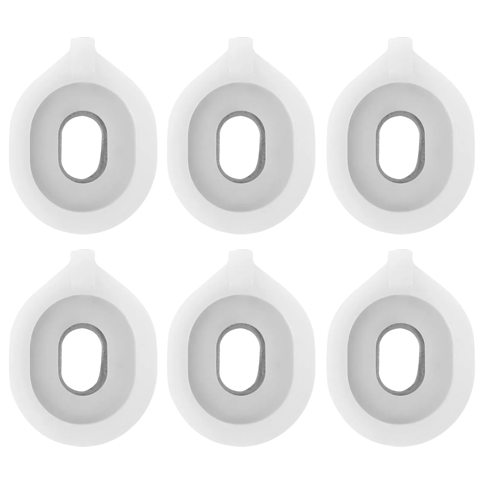

6 Bass Number Accessories Trumpet Bottom Valve Caps Component Musical Maintenance White Repair