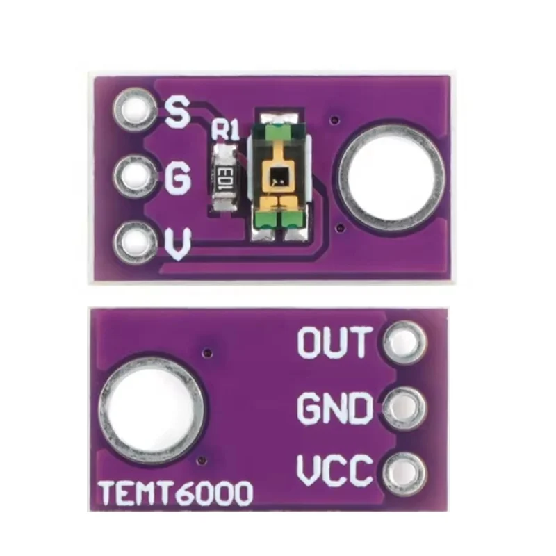 TEMT6000 Environmental Light Sensor Analog Light Intensity Module Visible Light Detection