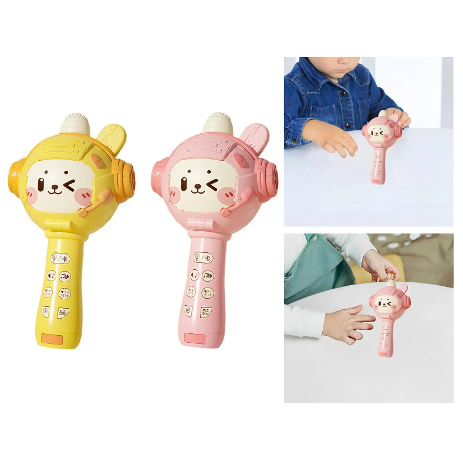 Handheld Mic Speaker Machine Cartoon Charging for Children 3+ Year Old Party