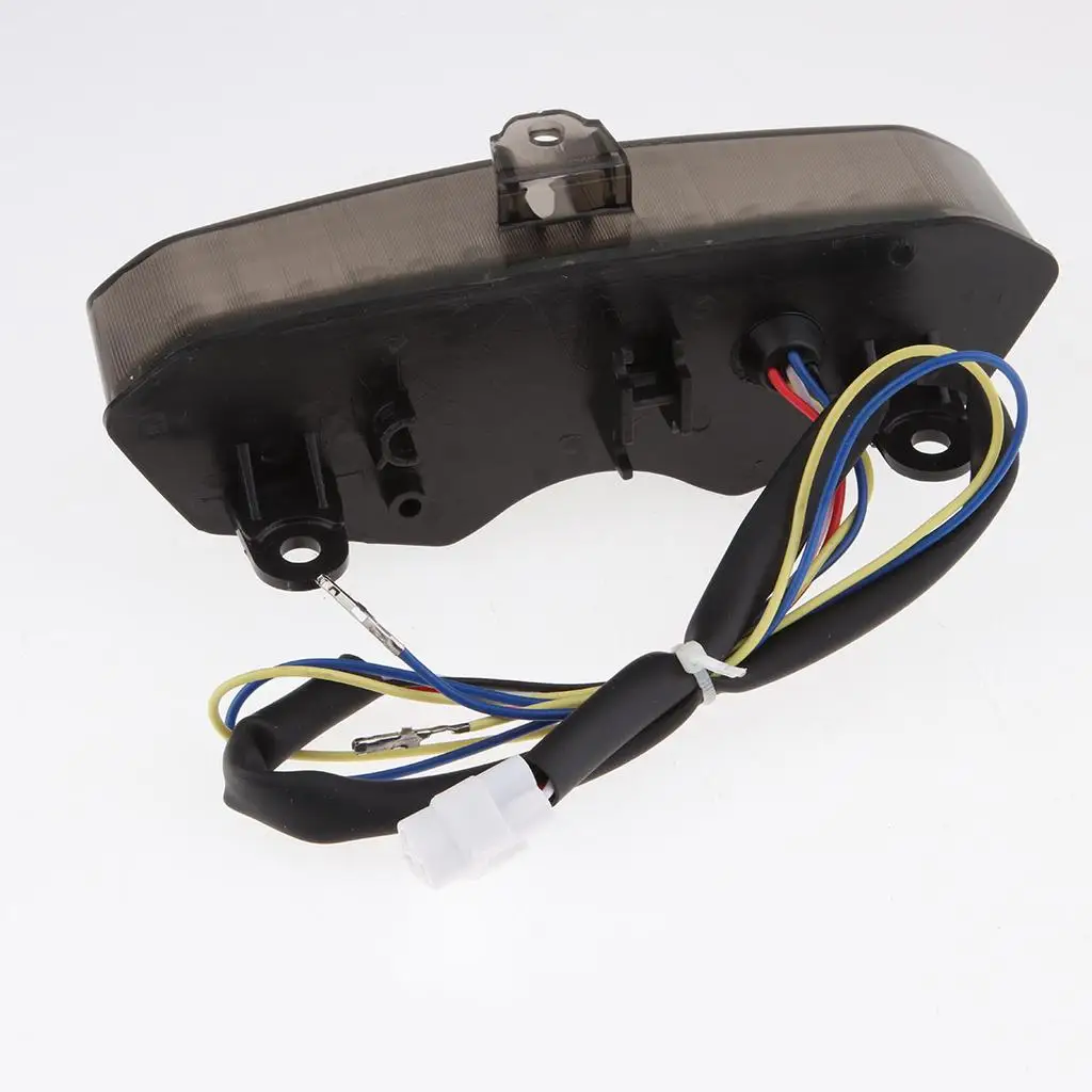 Smoke LED Turn Signal Rear Stop Brake Tail Light Motorcycle High Visibility Lamp for Yamaha XTZ 250X 2006 2009