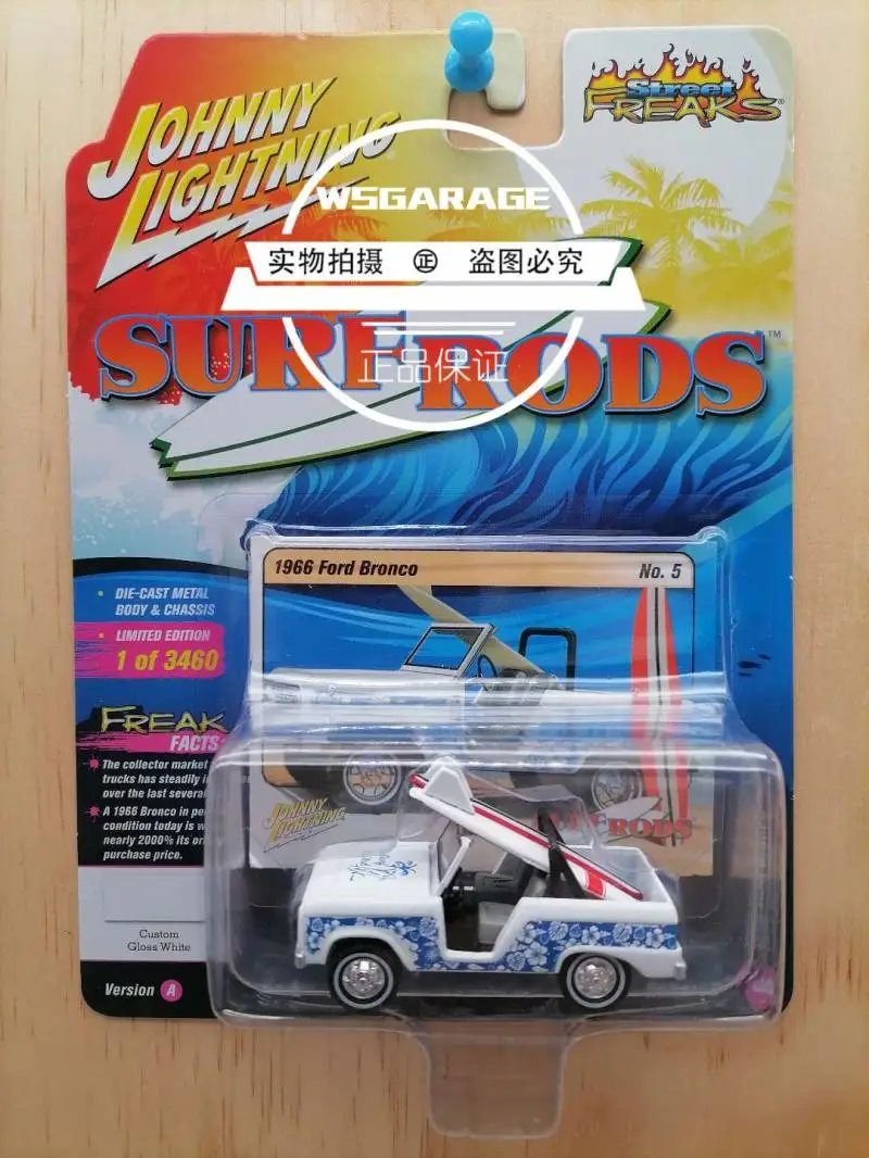 Johnny Lightning 1:64 ford bronco olds vista cruiser mercury woody wagon Surf & Rods limited diecast car model gifts