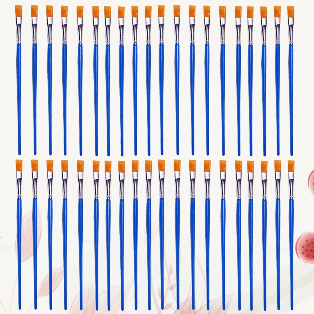 

100 Pcs Painting Brushes Set Handle Watercolor Oil Acrylic Gouache Brushes Travel Friendly Bamboo Art Supplies