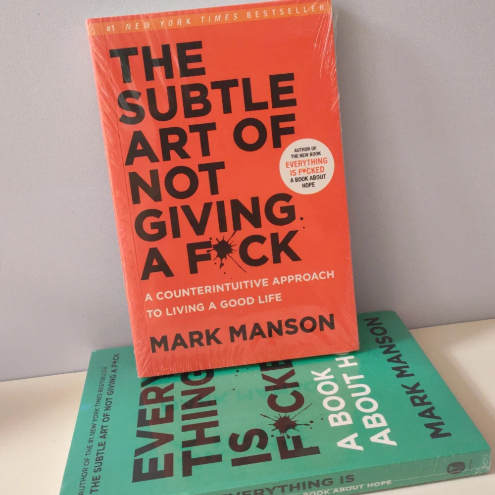 

Тонкое искусство не дачится CAO/Reshape Happiness/How To Live As You Want By Mark Manson Книга для снятия стресса с самоменением