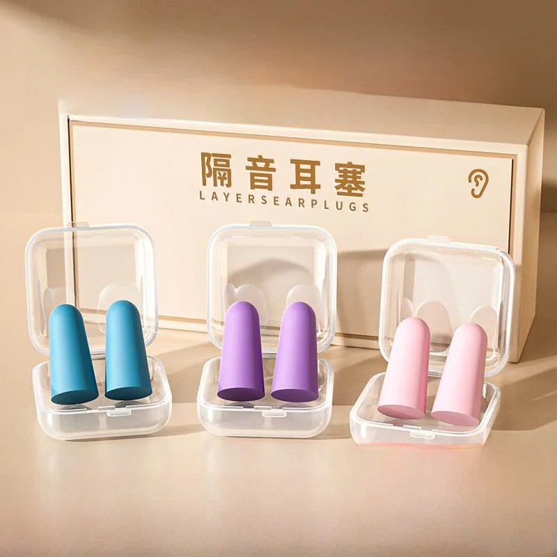 

Беруши для сна с шумоподавлением для тихой учебы, от громкого храпа, защитные губчатые вкладыши для ушей, для домашнего использования