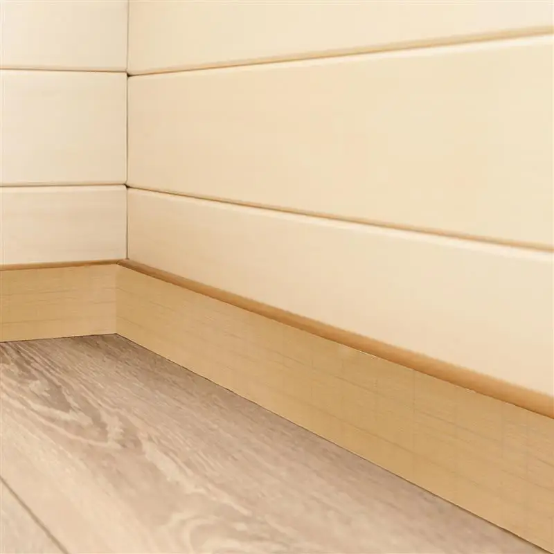 Self-Adhesive Baseboard Trim Wall Sticker Background Floor Corner Skirting Board Portable Flexible Skirting Board 5m NEW 2025