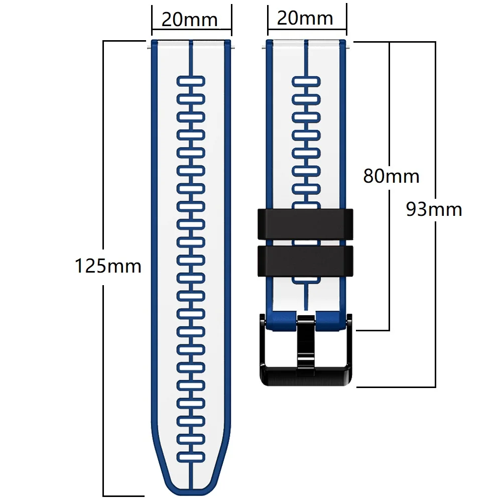 20mm 22mm silikonowa bransoletka dla Garmin Forerunner 265 965 165 muzyka 645 245 opaska Smartwatch pasek dla Venu SQ 2/2 Plus pasek do zegarka