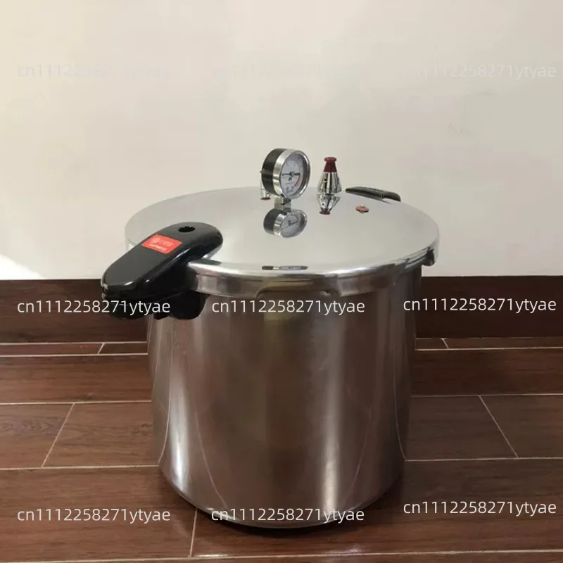 Pressure Cooker with Meter, Commercial, Large Capacity, with Pressure Gauge, Heightened and Thickened 15L 22L