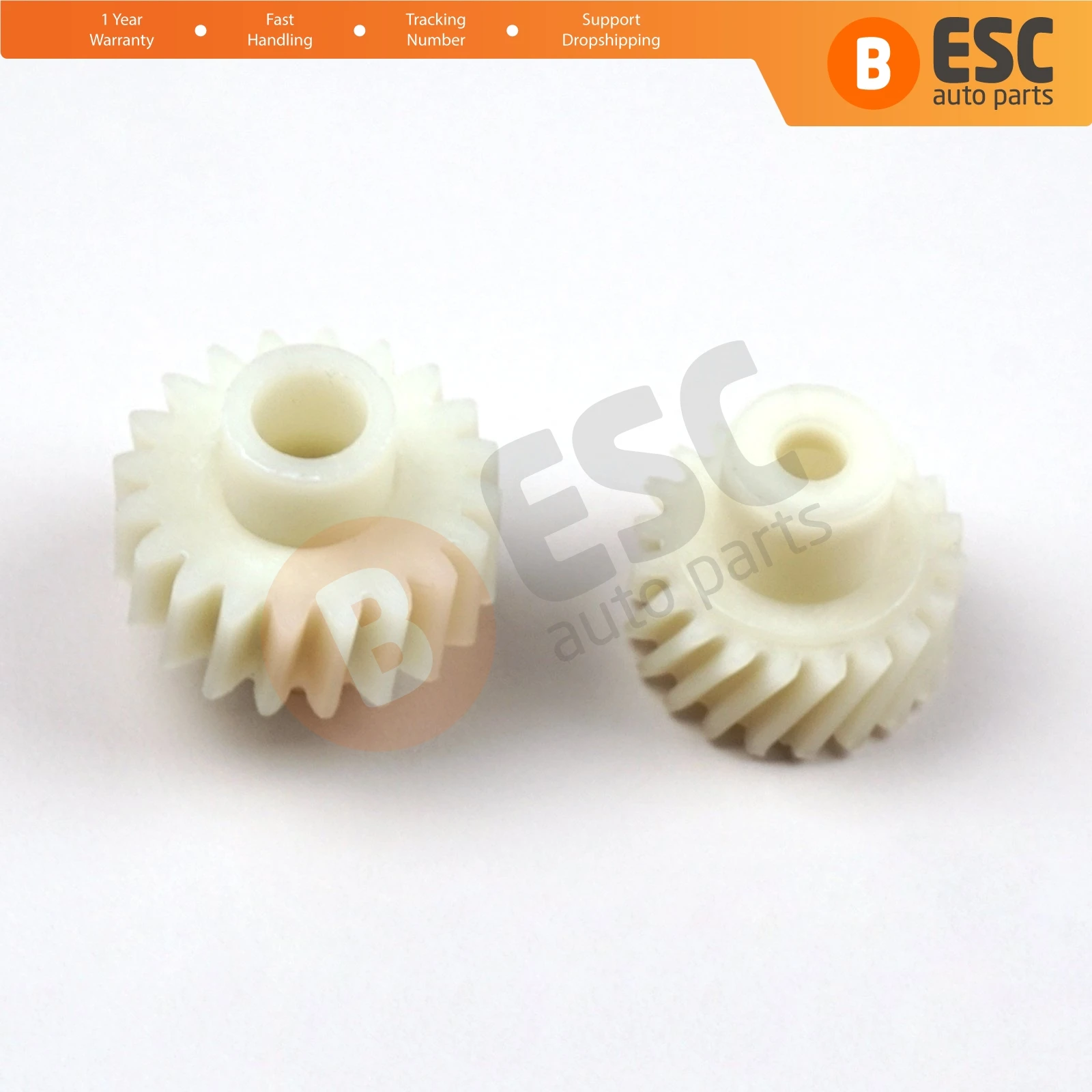 EGE705 Seat Adjuster Motor Repair Two Plastic Gear Set for Chevrolet Tahoe GMC Yukon 2007-2014