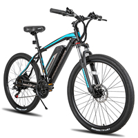 Hiland ROCK003 29 Inch Electric Bike, Aluminum 21-Speed Electric Mountain Bike, 250W Disc Brake E-Bike with 36V 10.4Ah Battery