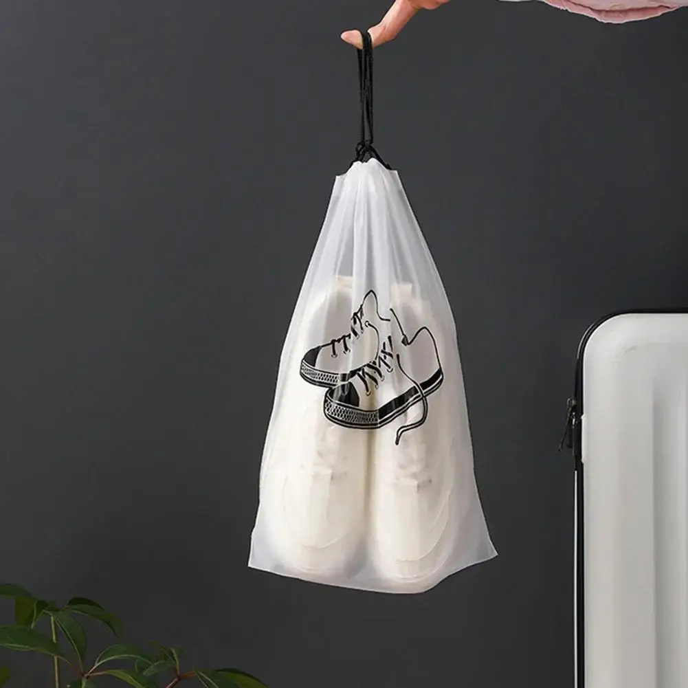 5pcs Shoes Storage Bags Drawstring Dust Bags Pouch Dustproof Cover Shoes Bags For Travel Shoes Drawstring Bag
