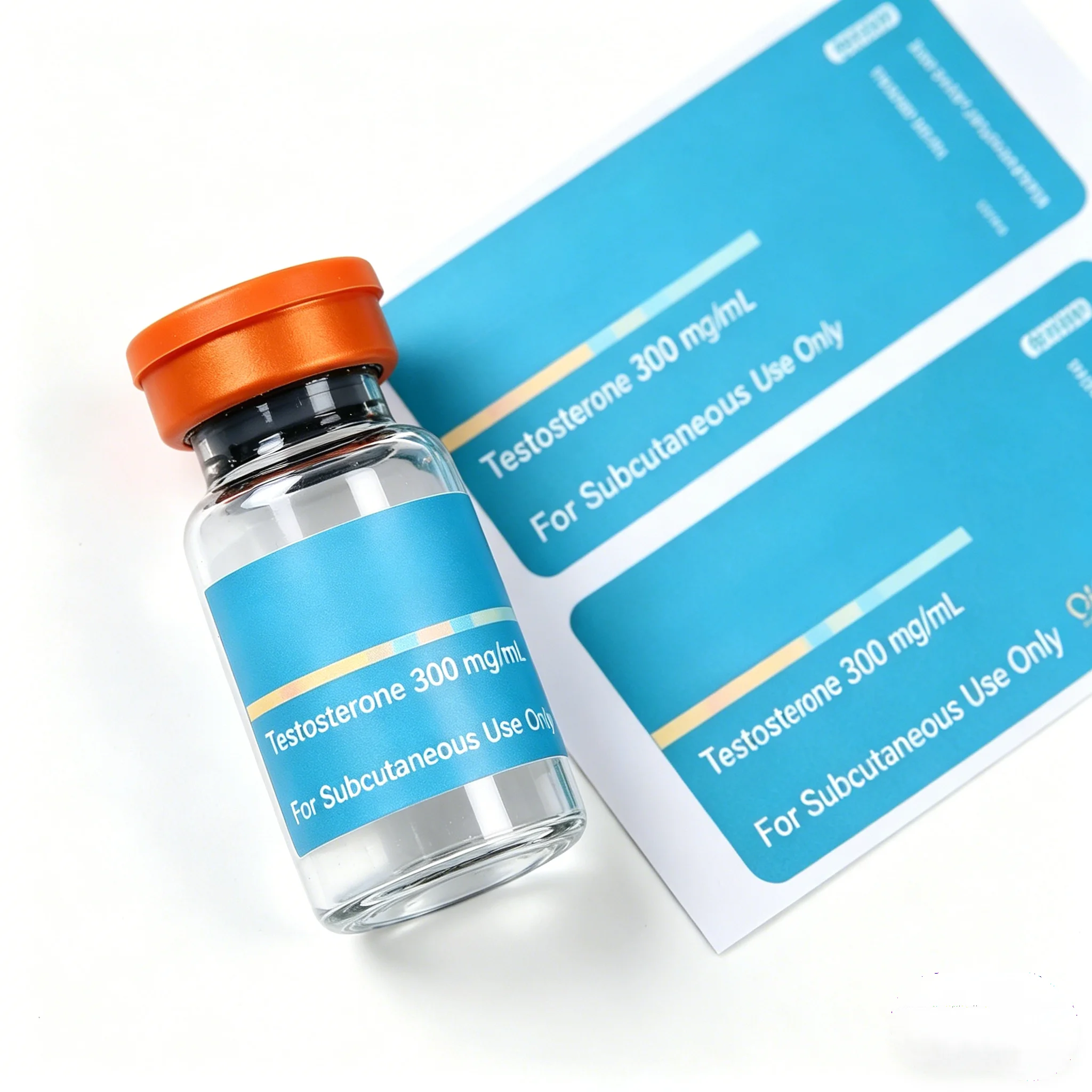 3ml 10ml Custom Peptide Vial Labels Self Adhesive Stickers Matching Individual Bottle Packaging Boxes For Lab Cosmetic Use
