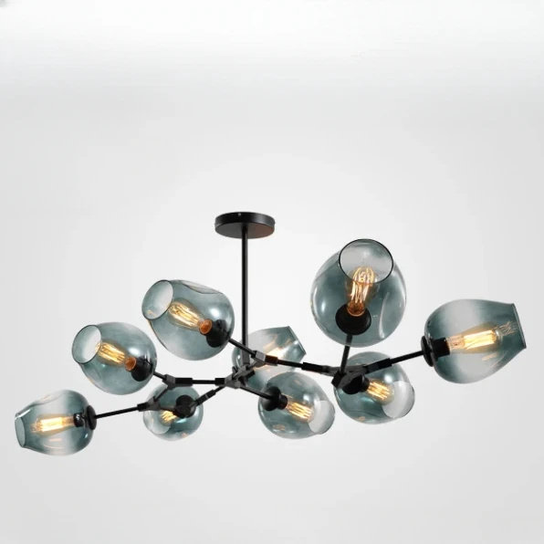 Imagem -04 - Nordic Designer Chandelier Pendant Lamp Iron Home Decoração Arte Simples e Moderna Personalidade Criativa Teto Fixture