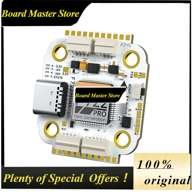 BoMaSFlywoo GOKU F722 PRO Mini V2 20X20 Flight Controller Plug&Play O4 / O4 Pro