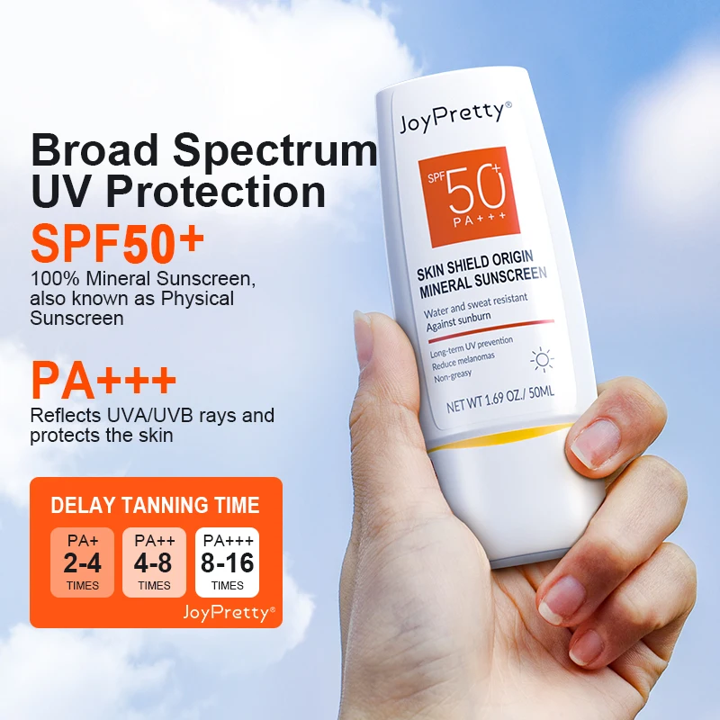 Прямая поставка, солнцезащитный крем JoyPretty SPF 50, солнцезащитный крем, Солнцезащитный увлажняющий крем для кожи